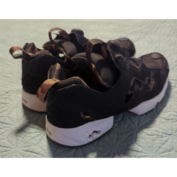 Reebok InstaPump Fury Sz 8.5 DV3695 Black/White/Camo Sneakers Hexalite Insoles main image 3